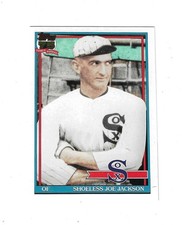 2026 Topps Series 1 1991 Throwback Shoeless Joe Jackson #T91-27