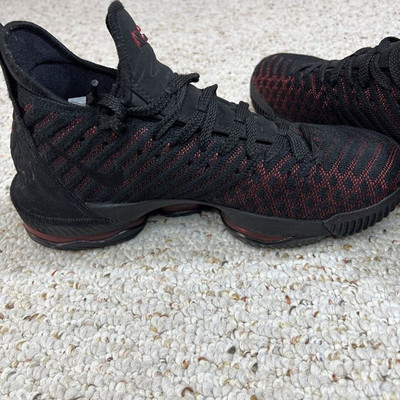 2018 NIKE LEBRON XVI 16 FRESH BRED BLACK UNIVERSITY RED 