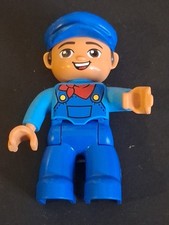 Lego Duplo FIGURINE Homme - Police Pompiers Chauffeur Train . Papy