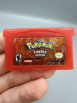 Sehr guter Zustand NTSC USA Original Nintendo   Pokemon Feuerrote Version Gameboy Advance GBA