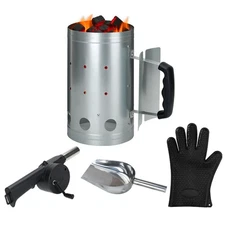Charcoal Chimney Starter,Coal Chimney Starter for Grill Fireplace Accessories...