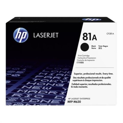 HEWLETT-PACKARD HP 81A Black Toner LJ Enterprise MFP M6