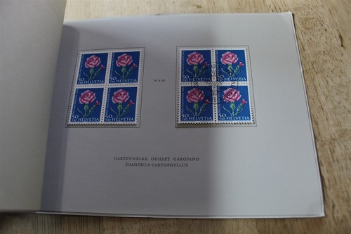 SWITZERLAND PTT PACK 1963 B329-333 BLOCKS OF 4 MINT/ USED CAT 31.60 JUVENTUTE - Picture 3 of 8