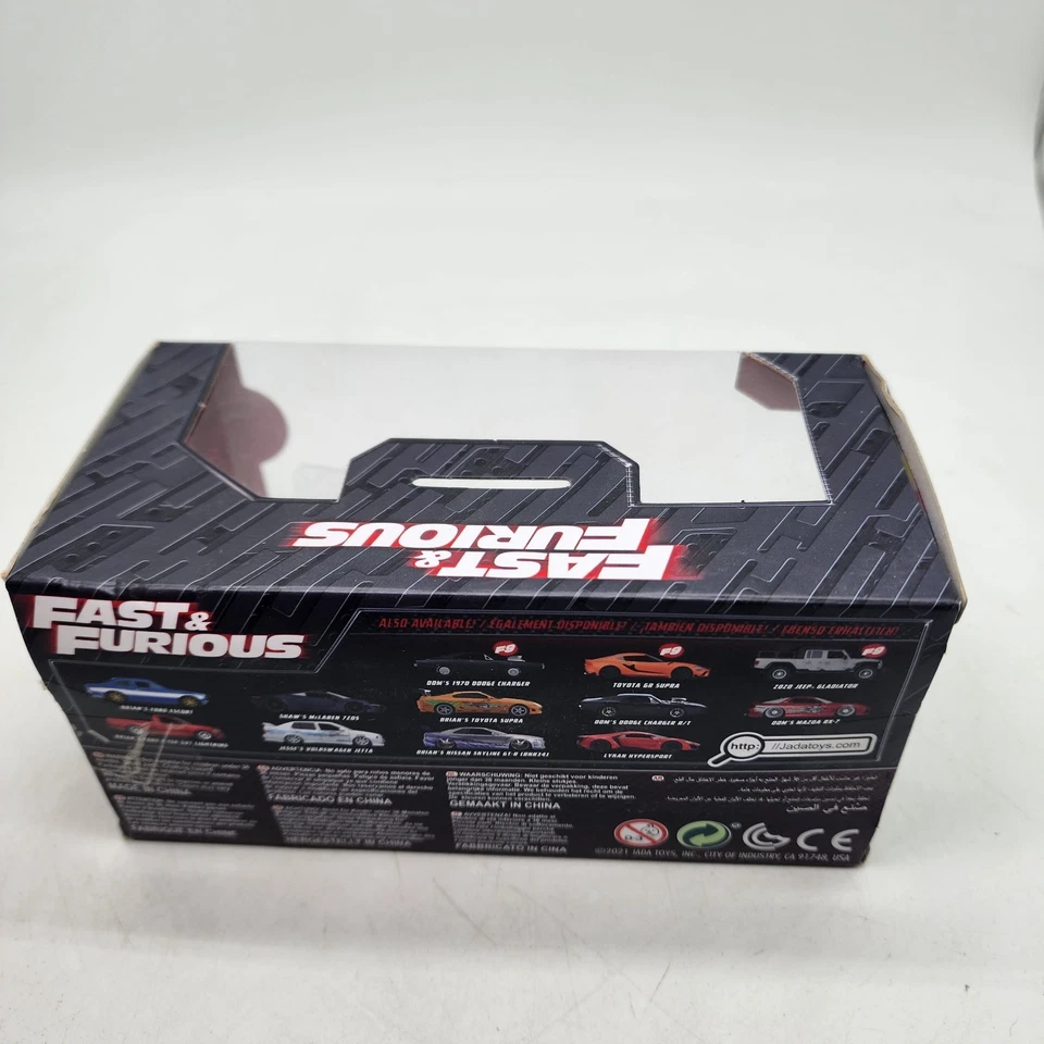 Jada Toys Fast & Furious DOM'S 1970 CHEVROLET CHEVELLE SS Red Color 1:32 Scale - Image 4 of 4