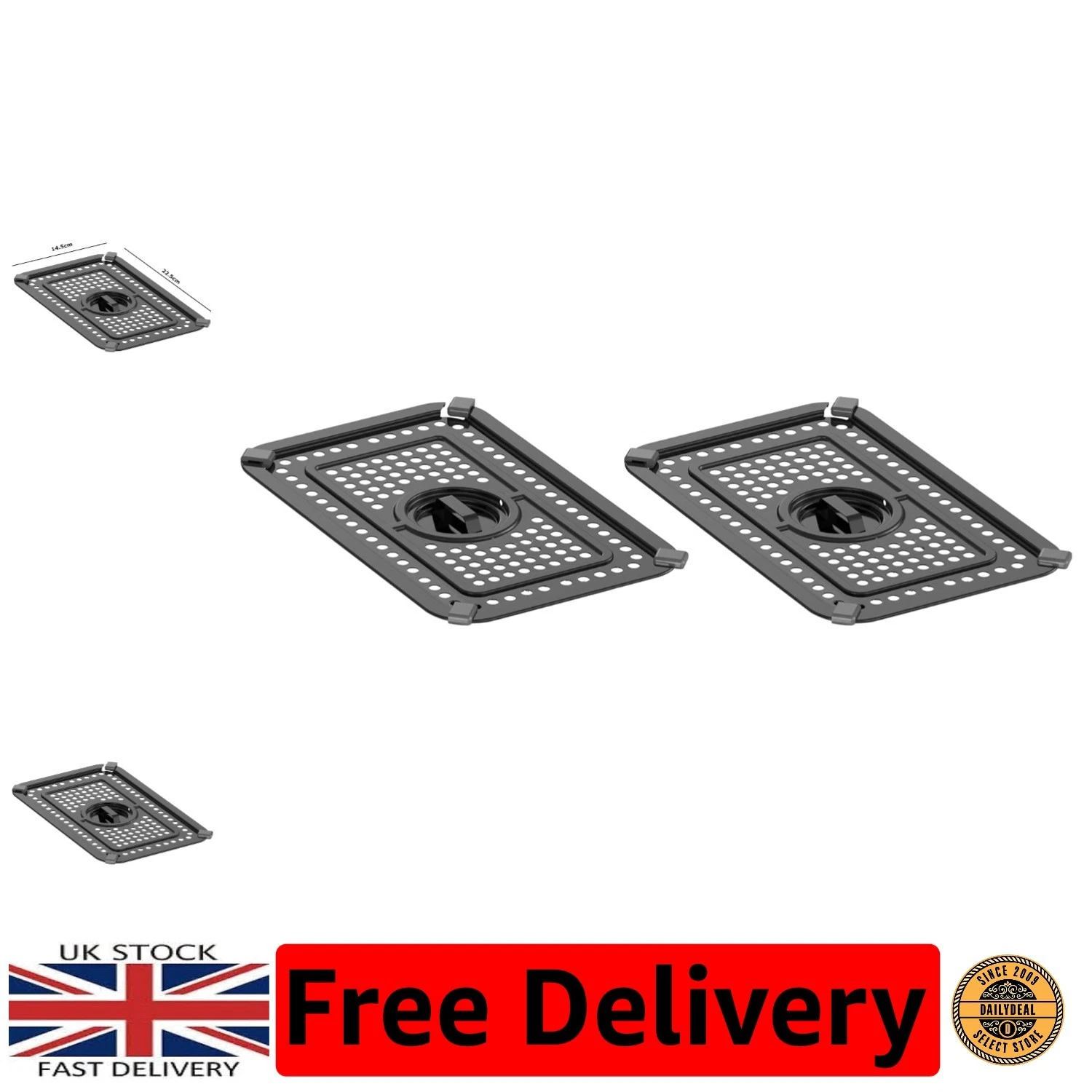 High-Quality Stainless Steel Replacement Crisper Racks for Air Fryers - Set of 2
Opens in a new wind