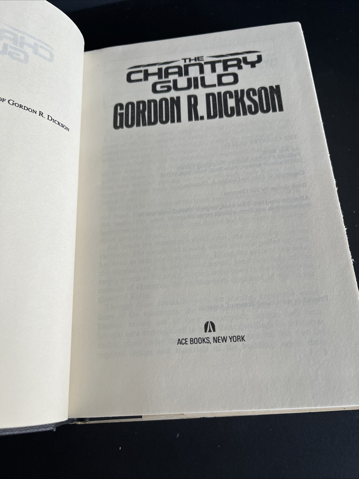 Chantry Guild by Gordon R. Dickson (1988, Hardcover)