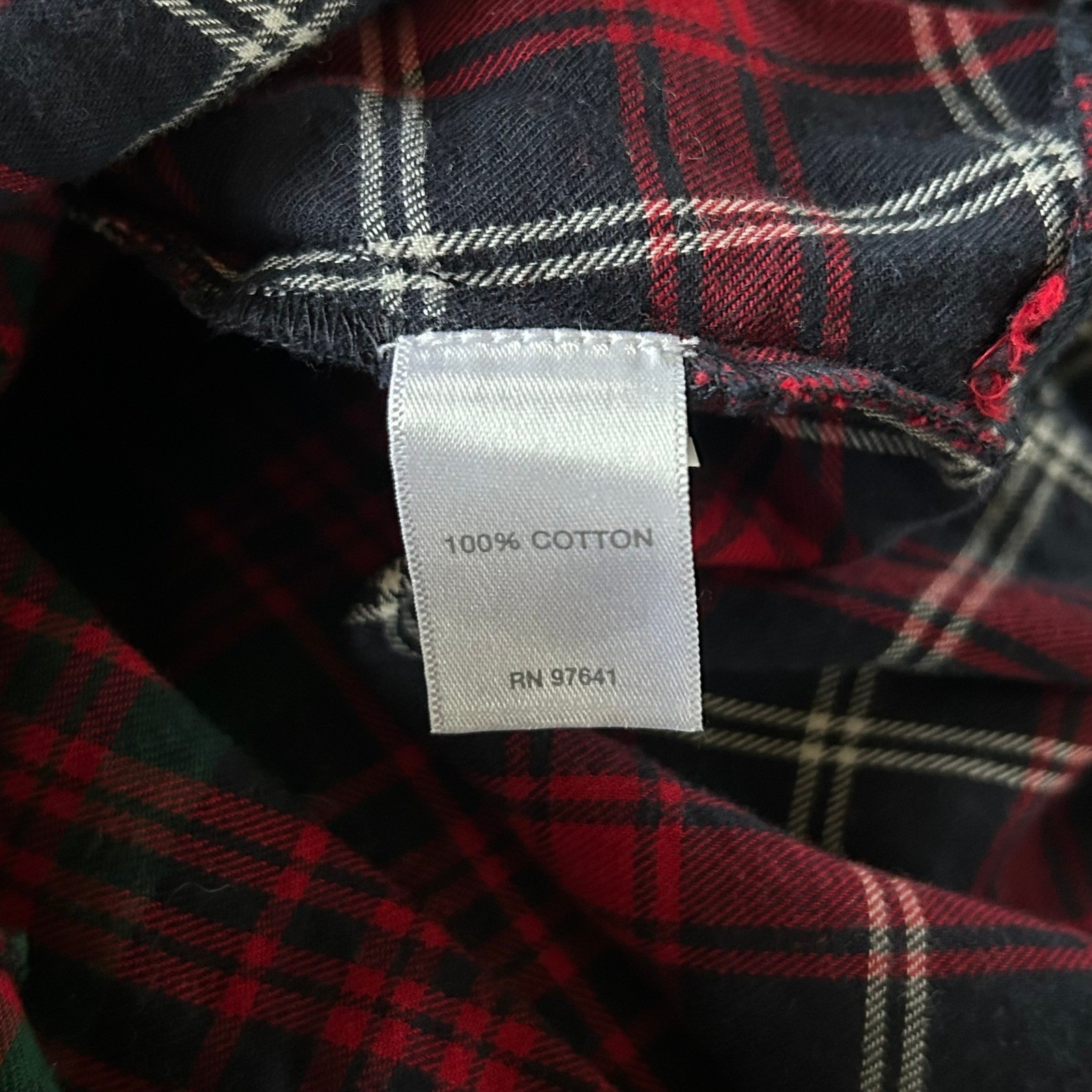 J. Jill Patchwork Button Down Mixed Red Plaid Tun… - image 6