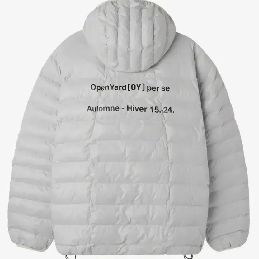 Oway Lightweight Padded Jacket Light Gray Size L - image 3