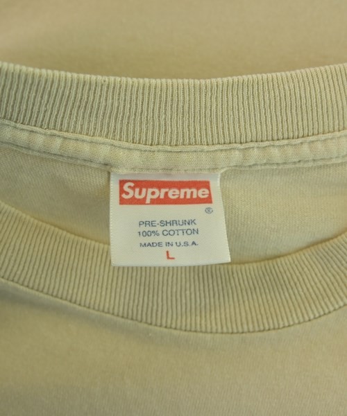 Supreme T-shirts/Cut & Sewns Beige L 2200645150100 thumbnail 3