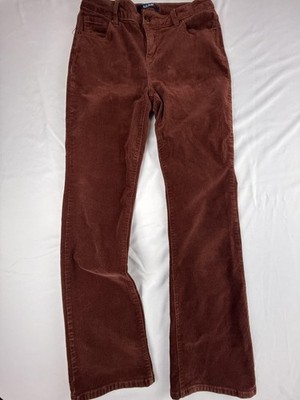 Blue Ink Pants Juniors 5 Brown Corduroy Straight Leg Stretch Khakis Casual