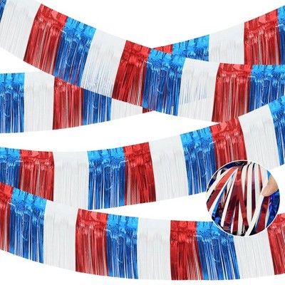 4 Packs Total 39 Feet 4th of July Parade Floats for Trailer Red White Blue 