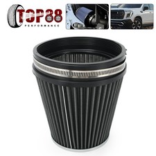 6 Cold Air Intake Filter Clamp-on High Flow Washable Cone 7 Tall