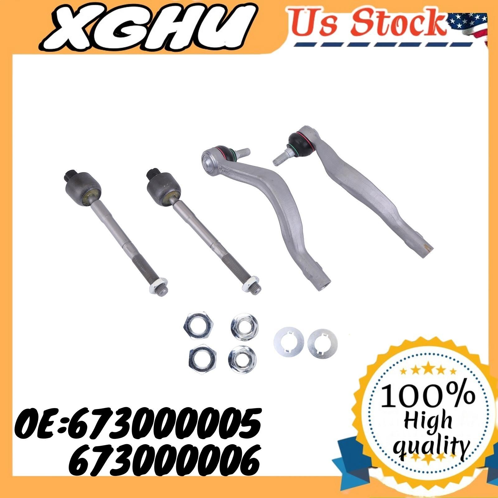 For 2014-2017 Maserati Ghibli Quattroporte Inner Outer Tie Rod End Left & Right