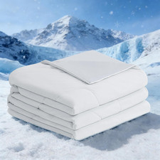 Cooling Blanket Comforter Queen Size - Double Sided Cool Blanket for Hot Sleeper