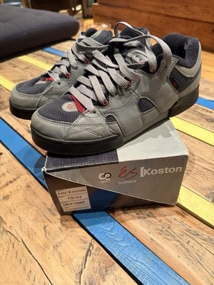és es Eric koston 1 one Grey Navy red Original Größe US 10 EU 43 Rare Selten