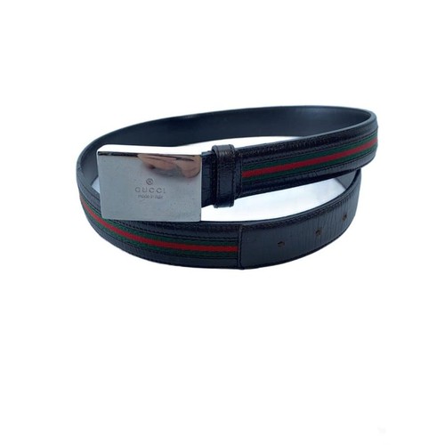 Used GUCCI◆Belt/Leather/BRW/Men's/114966//