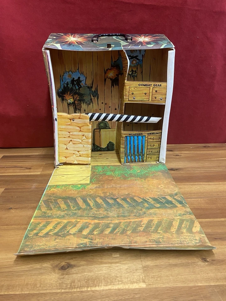 "Juego militar de poste centinela ideal vintage de 1960 estilo GI Joe para figuras de 12""" Foto 2 de 4