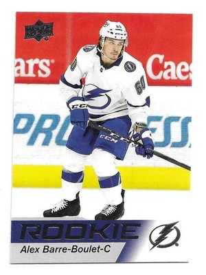 2021-22 Star Rookies - Alex Barre-Boulet - Tampa Bay Lightning #12
