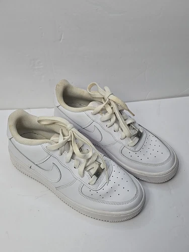 Nike Air Sneakers Youth 6.5 bianche Air Force One basse tempo libero passeggio scuola