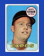 1969 Topps Set-Break #230 Rusty Staub NM-MT OR BETTER *GMCARDS*
