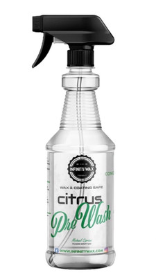 INFINITY WAX - Pro Flasche mit Etikett - Citrus Vorwäsche chemikalienbeständige Flasche