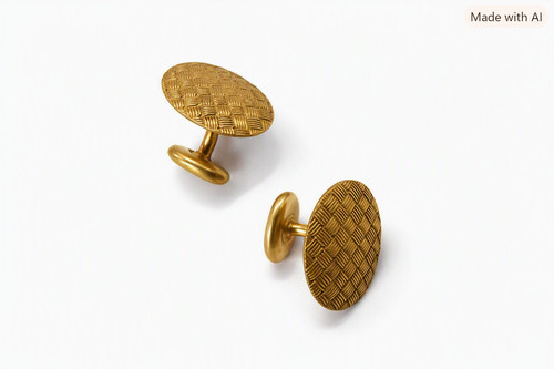 14k gold cufflinks