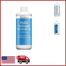 Food Grade 3 Hydrogen Peroxide 16 Fl Oz Liquid for Home Use and Cleaning