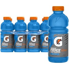 Gatorade Fierce Blue Cherry Thirst Quencher 20 Fl Oz Bottles 8 Pack