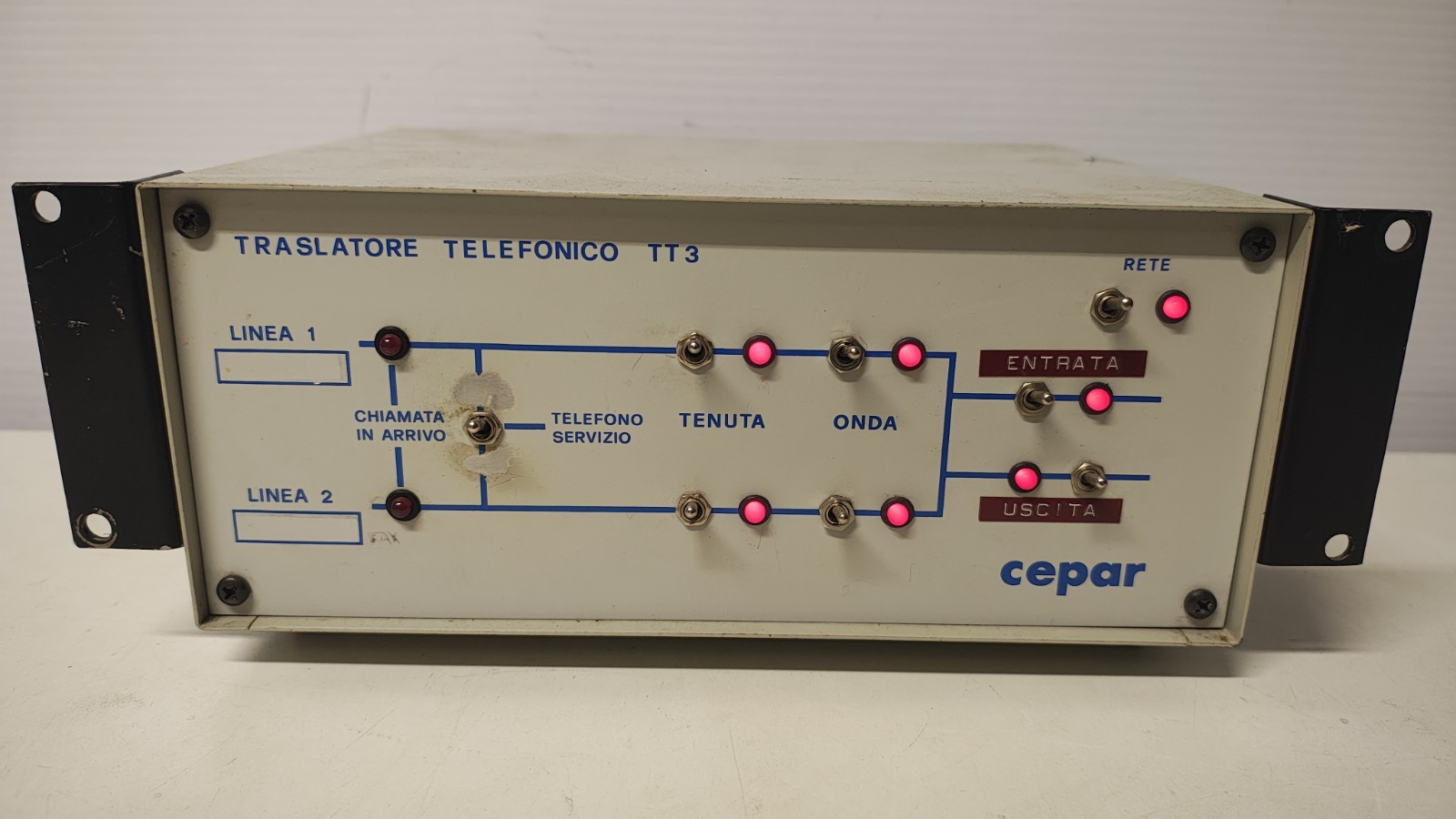 TRASLATORE TELEFONICO RADIOFONICO PER RADIO E TV CEPAR TT3 DA TESTARE