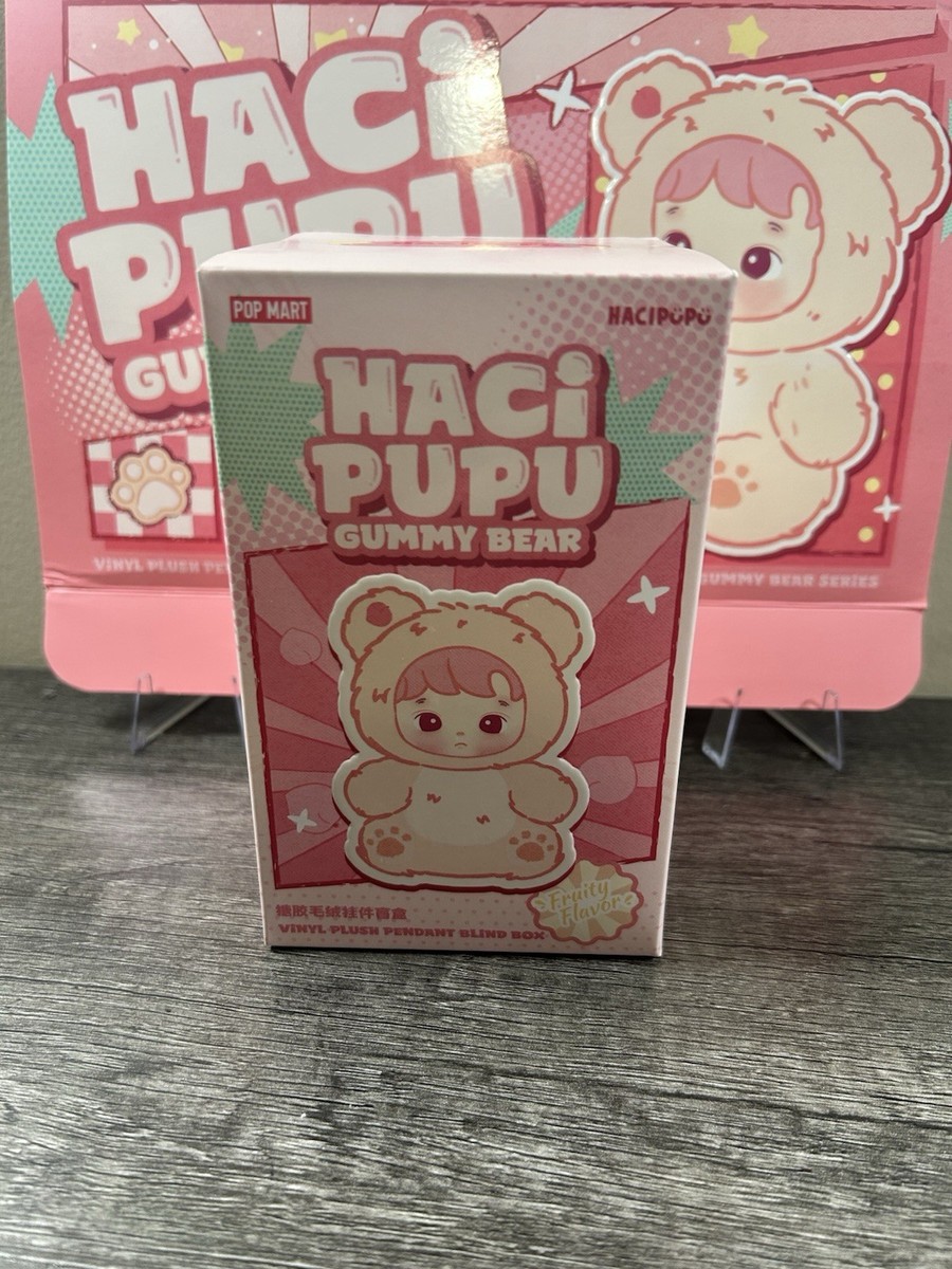 US) Authentic POP MART-HACIPUPU GUMMY BEAR-VINYL PLUSH