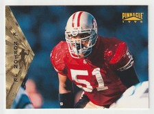 Ken Norton Jr. - San Francisco 49ers (NFL Football Card) 1996 Pinnacle # 93 Mint