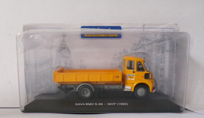 EAGLEMOSS VEHICULOS SAVA BMC S-66-MOP (1962) YELLOW MINT STILL SEALED 1:43