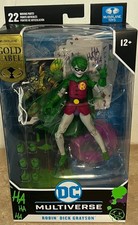 Mcfarlane DC Multiverse   Robin Dick Grayson  JOKERIZED Figure Gold Label