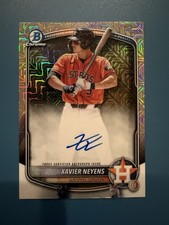2025 Bowman Draft Xavier Neyens Chrome Prospect Mojo Auto #BMA-XN Astros