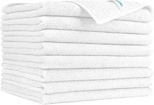AIDEA Microfiber Cleaning Cloth-8Pk, Soft Microfiber Towels for Cars, Absorbent