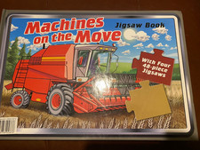 Machines on the move jigsaw puzzle book