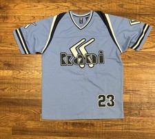 Karl Kani Vintage Hip Hop Light Blue Jersey Shirt Size XL Oman Made Y2K 2000s