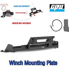 Front Hidden Steel Winch Mounting Plate For 2020-2023 Chevy Silverado 2500/3500