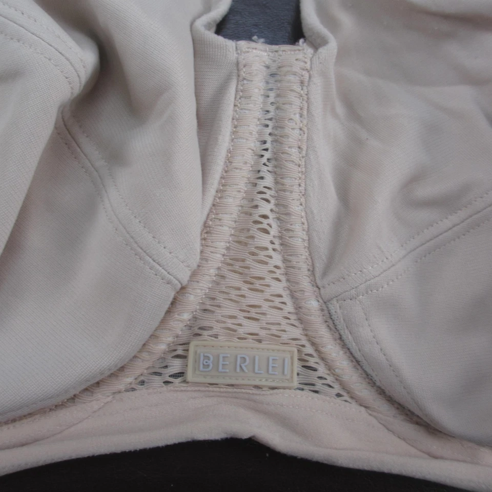 Sujetador Berlei Mujer 38G Beige Desnudo Con Aros Cobertura Completa Malla Ajustable YYRK Foto 3 de 4