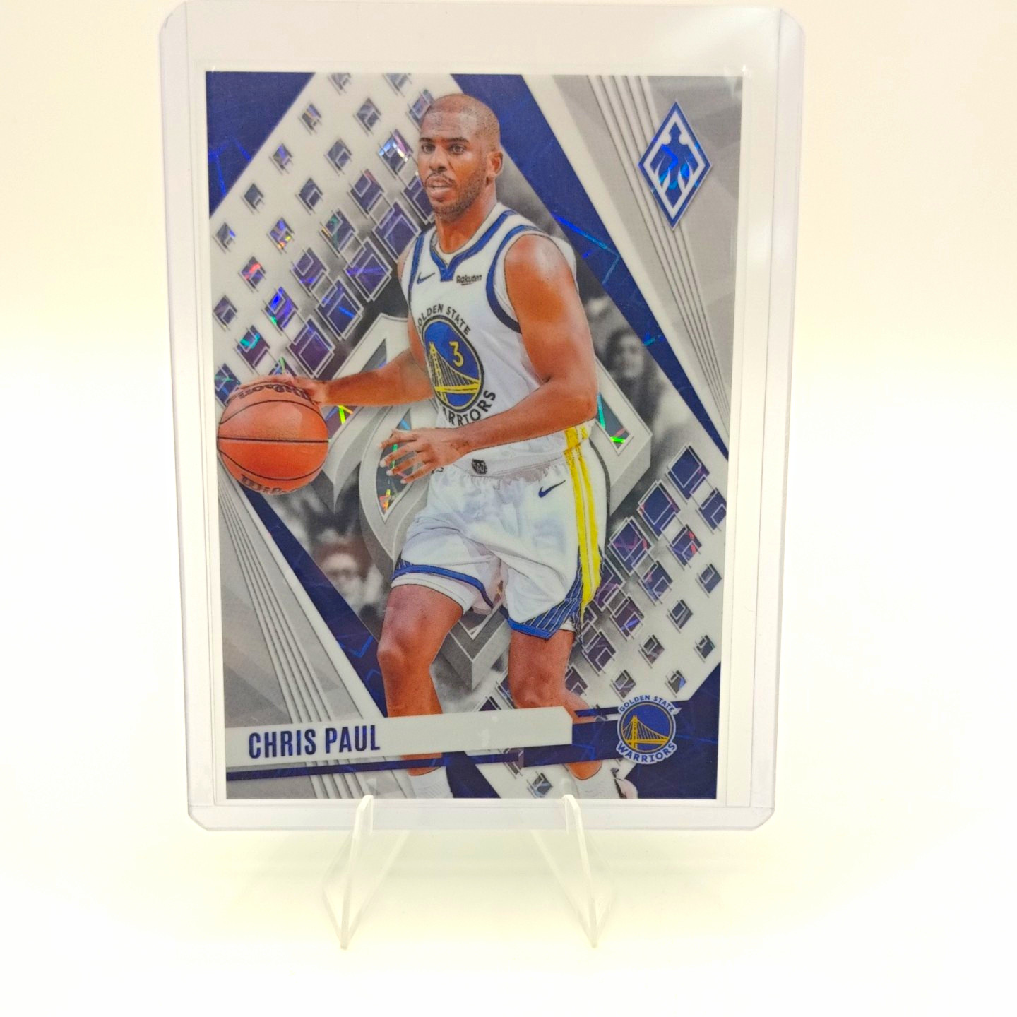 Panini 2023-24 Phoenix Chris Paul White Lazer /150 Warriors #32