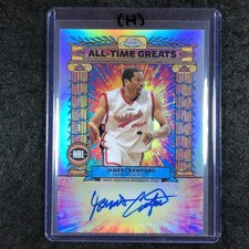 2024-25 Topps Chrome NBL JAMES CRAWFORD All-Time Greats Auto Refractor #JC (H)