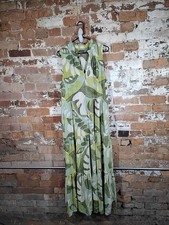 VINCE CAMUTO Green Floral Tropical Boho Maxi Dress XL