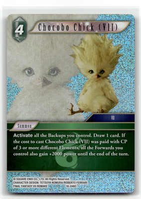 Chocobo Chick (VII) 16-046C Foil Common Emissaries of Light