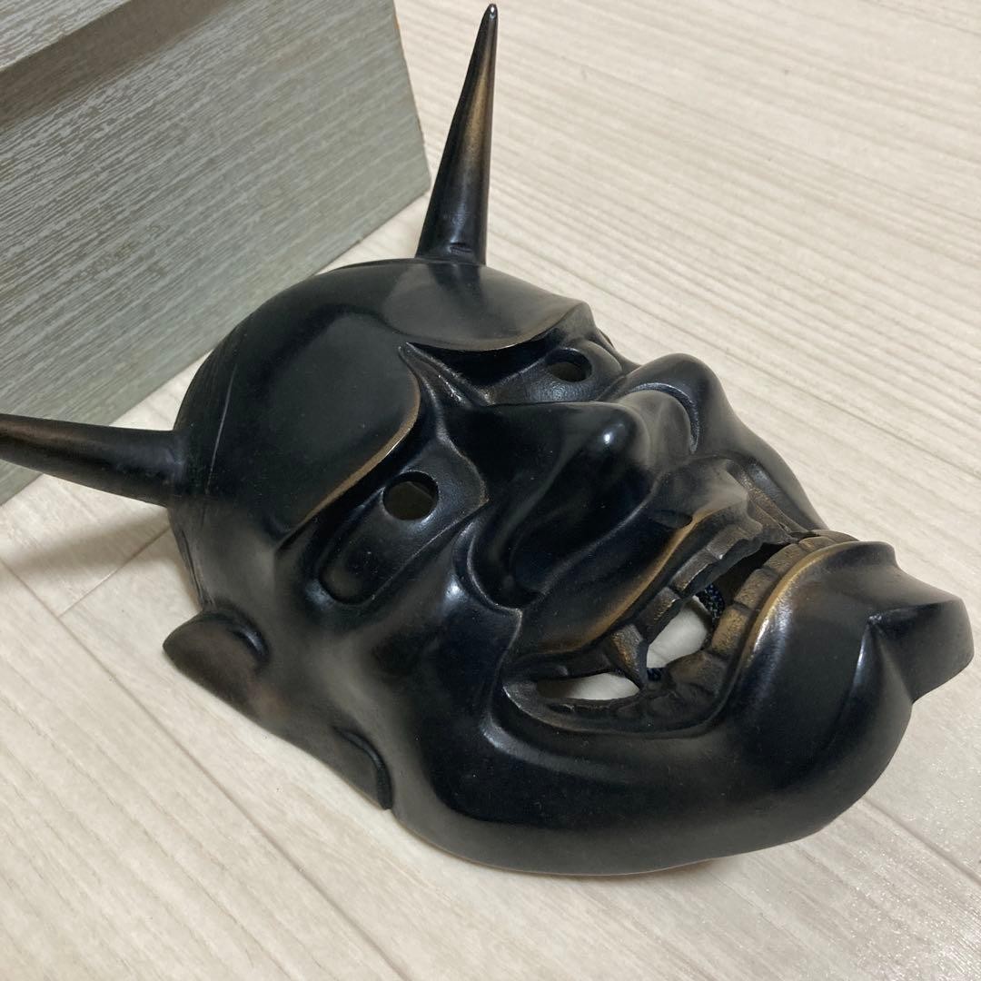hannya様 2点セット Japanese Antique Hannya Devil OMEN Mask (e487) | eBay