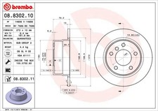 Disque de frein BMW 635