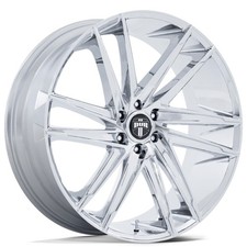 26x10 Dub Wheels Blaze Dc275 Chrome Rims 4pcs
