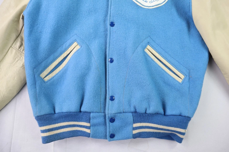 Jaqueta Shriners All Star vintage anos 70 1975 EUA 45 S M High School Letterman Varsity - Imagem 2 de 4