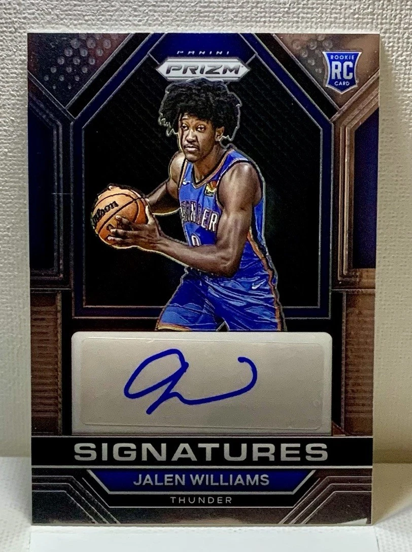 2022-23 Prizm Rookie Signatures Auto Jalen Williams RC #RSI-JAY Thunder