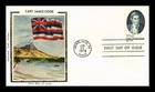 US COVER CAPTAIN JAMES COOK ALASKA 200TH ANNIVERSARY FDC COLORANO SILK CACHET