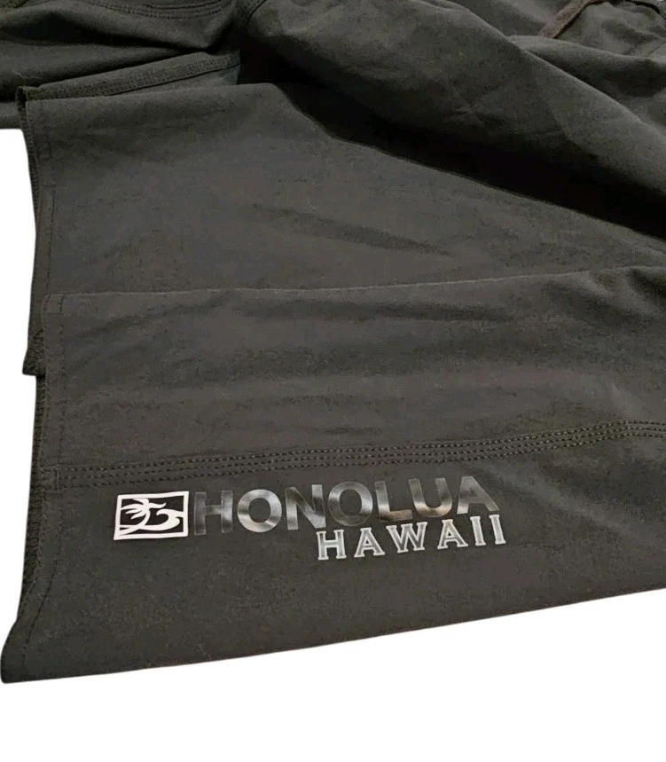 Honolua Pantalones Cortos Para Hombres 42 Negro Surf Playa Tabla Bañador Cadena Isla Hawaiana  Foto 2 de 4